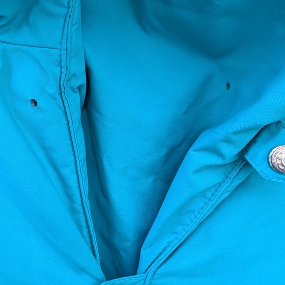 Vintage 90's Sunice Ski Jacket Men's Medium Made in Canada Teal Snowboard Coat - Picture 6 of 6